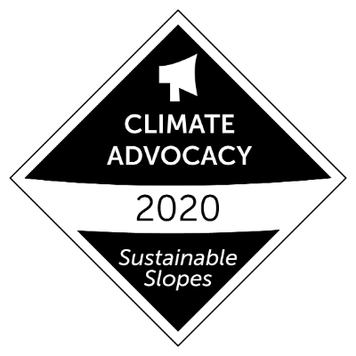 Mount Washington has received the digital badge for Sustainable Slopes - Climate Change Advocacy.